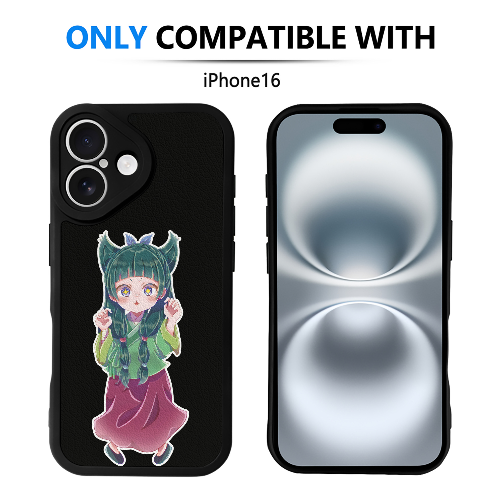 薬屋のひとりごと The Apothecary Diaries 【iPhone 16シリーズ対応】シリコンスマホケース（レザー調） 材質：シリコン